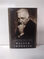 Walter Cronkite "A Reporters Life" Signed Book