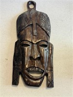 African tribal mask face decor - measures 14