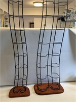 vintage curvy cd rack stand - single stack and