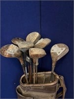Vintage Set of Golf Clubs