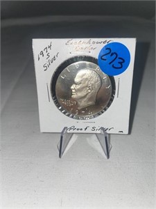 1974-S Silver Eisenhower Dollar Proof Silver