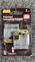 polarized grounding adapters