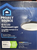 PROJECT SOURCE FLUSHMOUNT LIGHT RETAIL $60