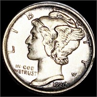 1926-D Mercury Silver Dime UNCIRCULATED
