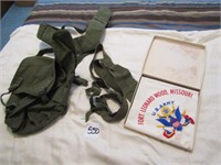 US MILITARY BELT, FORT LEONARD , MORE