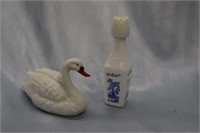 swan and vinegar bottle