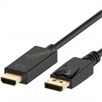 iCAN DisplayPort to HDMI Cable 4K 3 Ft