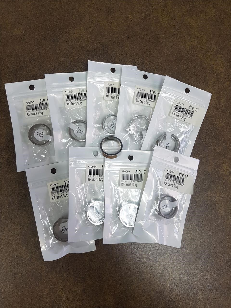 Lot of 10 R3F Smart Ring Size 11 for NFC Mobile