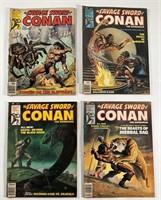 Curtis Savage Sword Of Conan Lot Nos.24-27 1977-78