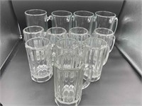 Assorted Glass Beer Mugs