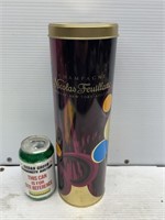 Champagne Nicolas Feuillatte tin container