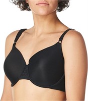 Olga Women's to a Tee Contour Bra, Black, 38C