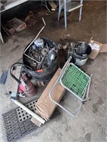 Lot of Misc. Scrap Iron - Metal, brass & Misc.