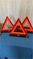 Reflective Safety Triangles w/ Case