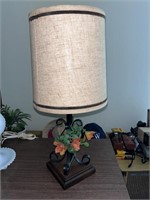 Mid Century Wood & Metal Decorative Lamp