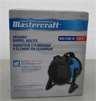 Mastercraft Ceramic Barrel Heater 900/1500 w