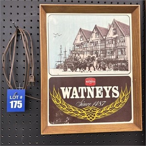 Watneys Lighted Sign