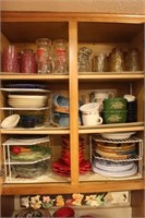 Contents of Upper Cabinet to right of Microwave