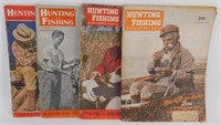 Lot of (3) 1947 Hunting & Fishing Magazines