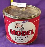 VTG MODELO 14 OZ TABACCO TIN