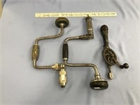 Lot with 3 vintage hand crank tools    (k 81)