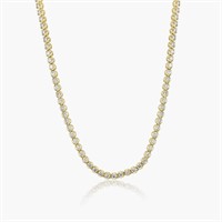 14K YELLOW GOLD 11.00CT DIAMOND NECKLACE