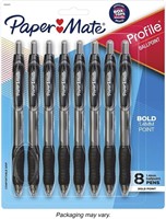 PAPERMATE 8 OF 6 PACKS PROFILE RETRACTABLE BALL