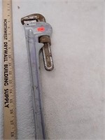 Heavy duty 18 inch aluminum pipe wrench made in