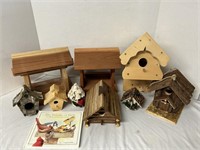 Variety of Wooden Bird Houses/Home Decor