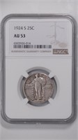 1924-S Standing Liberty NGC AU53