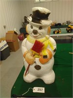 Empire Snowman w/ Broom - About 30\" tall