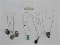 FOUR SAJEN STERLING JEWELLERY SETS