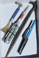 pry bar, Assorted hand tools