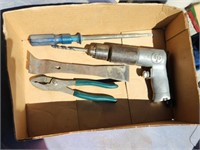 Drill, Assorted hand tools