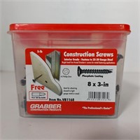 8 X 3 CONSTRUCTION SCREWS