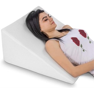 ABCO BED WEDGE PILLOW FOR SLEEPING - MEMORY FOAM