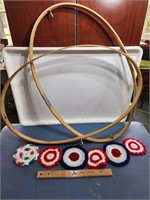 Embroidery Hoops & Hand Made Coasters