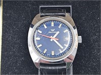 Nice Working Blue Dial Manual Waltham Watch