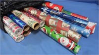 14 Rolls Christmas Gift Wrap (many unopened)