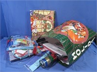 Holiday Gift Bags, Tissue, Ribbon
