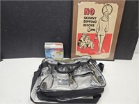 Clear Back Pack, VTG Poster & Smoke Detector