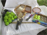 TENNIS RACKETS & BALLS