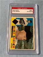 1960 Duke Snider #493 Graded Card
