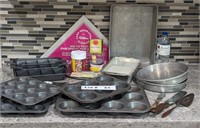 BAKEWARE, DECORATING AIDS AND SERVING UTENSILS