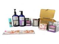 Dr Teals body wash, eyelash kits, I love makeup