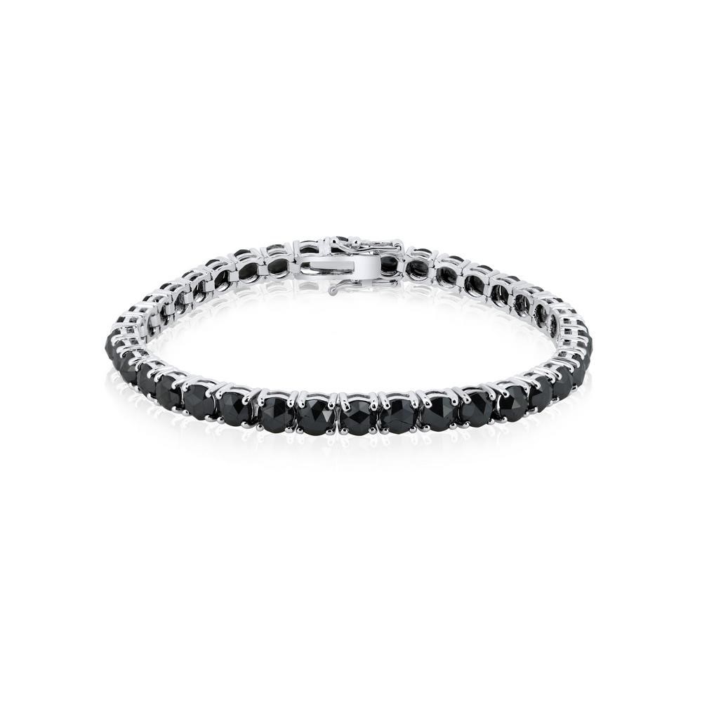 14K WHITE GOLD 15.00CT DIAMOND BRACELET