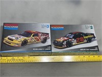 2 Nascar Buildable Model Kits UNOPENED