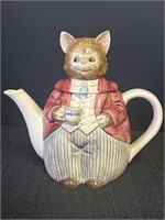 Otagiri Ceramic Gentleman Cat Teapot