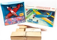 Vintage PT-19 and Cosmic Wind Racer Toy Planes