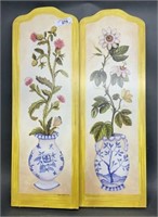 Room Divider Fire Place Screen Flowers &